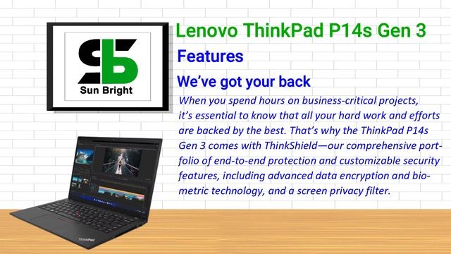 | Lenovo ThinkPad P14s Gen 3 Mobile Workstation | Intel 12th Generation | Core i7-1260P Processor | смотреть онлайн