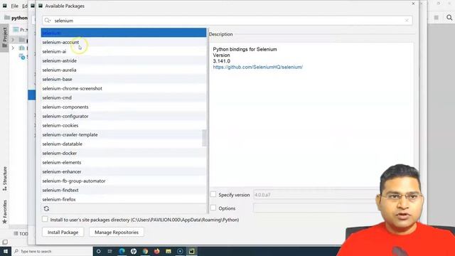 Selenium Python Tutorial #6 - How to Install Selenium in Pycharm смотреть онлайн