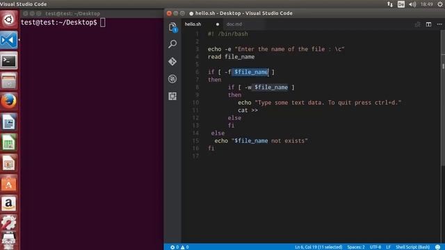 Shell Scripting Tutorial for Beginners 7 How to append output to the end of text file смотреть онлайн
