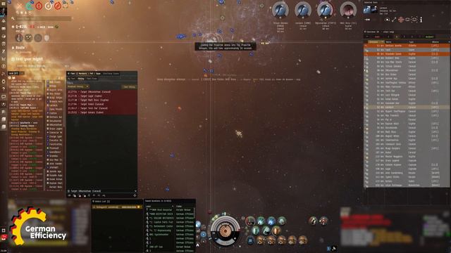 Eve Online: Naglfar vs Caracal Gang смотреть онлайн