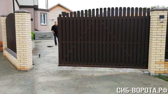 Варианты откатных ворот смотреть онлайн