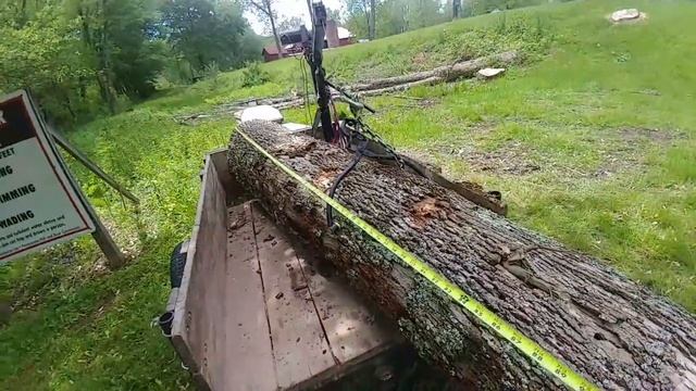THE CHEAPEST PICKUP TRUCK CRANE VS 1250 LB. HARDWOOD ASH LOG!!! WILL IT LIFT IT??? смотреть онлайн