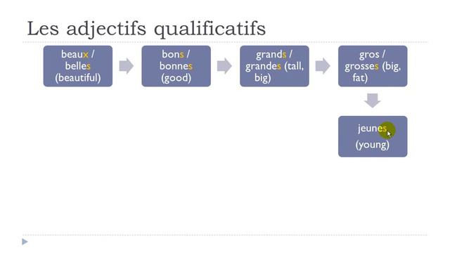 Learn French - Unit 5 - Lesson E - Les adjectifs qualificatifs смотреть онлайн