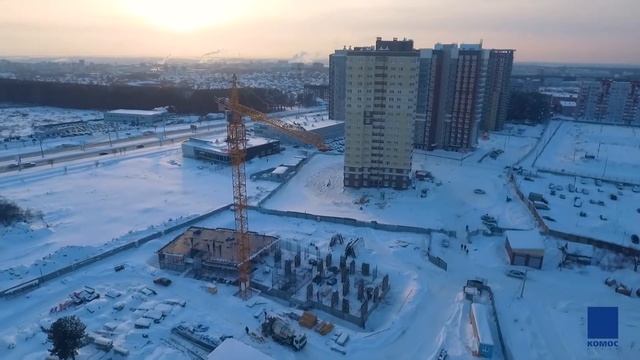 Жилой комплекс "Норвежский Лес"! Видео с квадрокоптера. смотреть онлайн