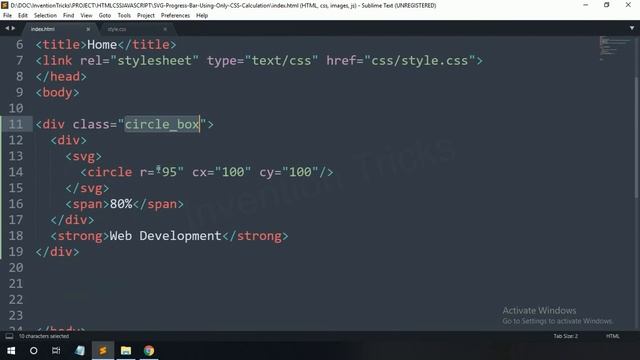 Create Circle Progress Bar Use Only SVG and CSS | progress bar with percentage смотреть онлайн