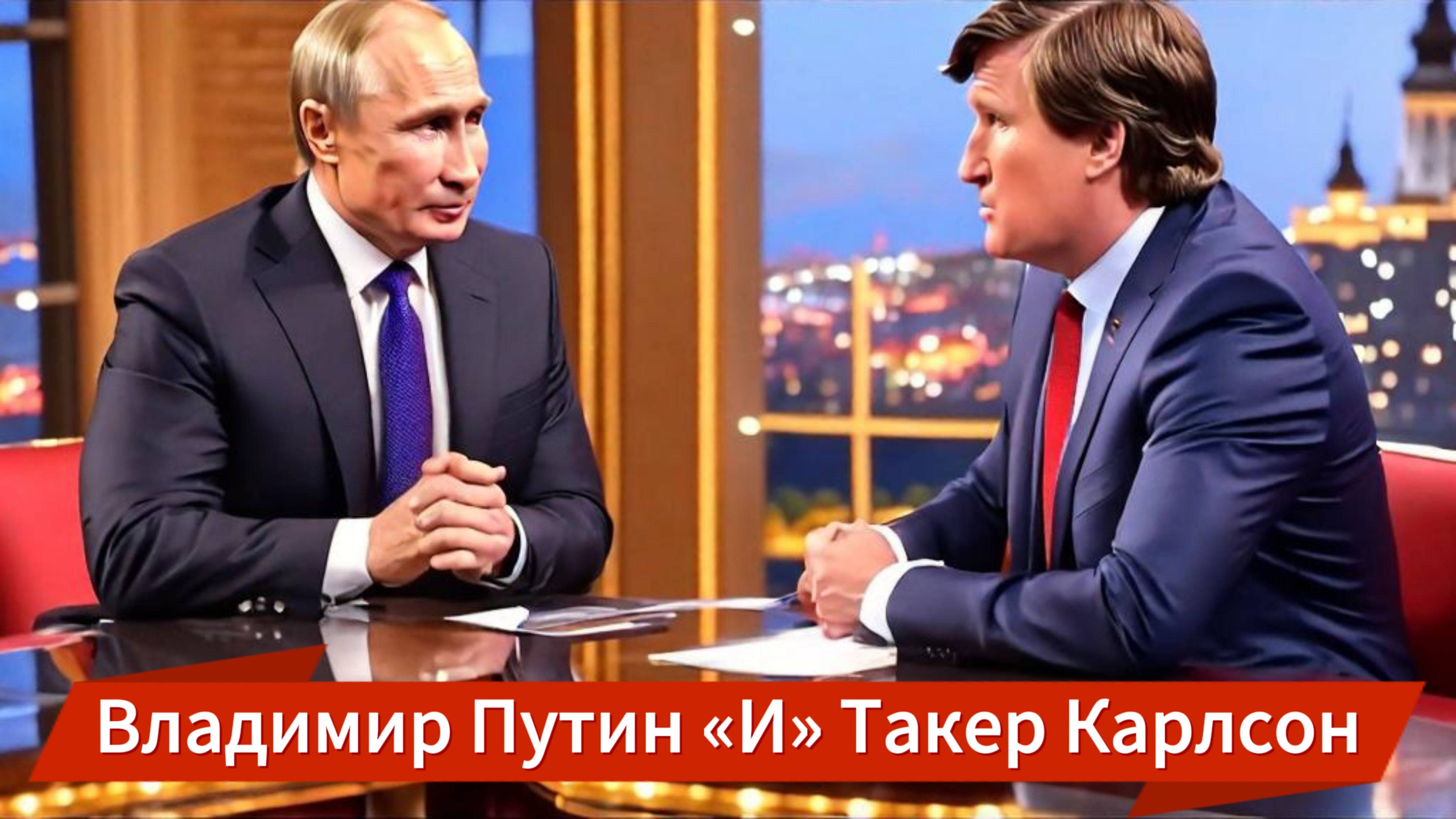 Владимир Путин "И" Такер Карлсон смотреть онлайн