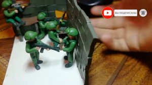Солдаты из пластилина оборона точки