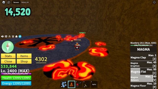 THE BEST Magma Showcase | (BLOX FRUITS) Update 17.3 смотреть онлайн