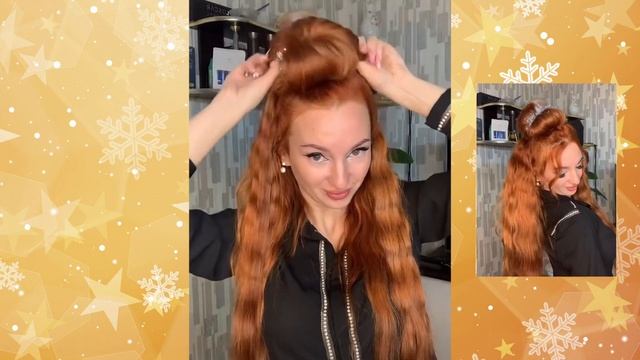 Новогодняя прическа - Снежная королева смотреть онлайн