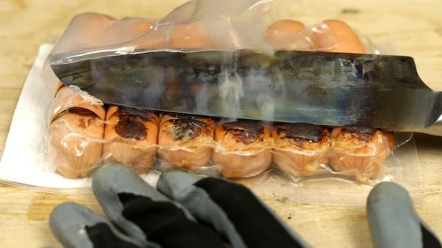 EXPERIMENT Glowing 1000 degree KNIFE VS SNEAKERS смотреть онлайн