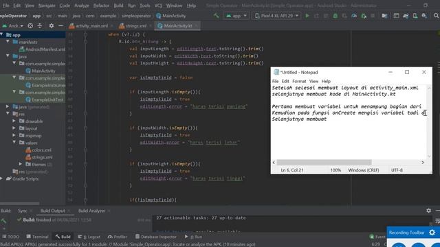 Simple Operator Kotlin Android смотреть онлайн