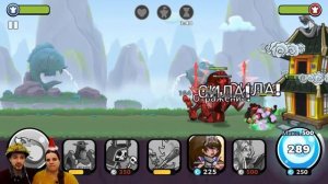 ПРоХоДиМеЦ и Болтушка открывают Новогодний ПОДАРОК в БАШНЕ! #394 - игра Tower Conquest