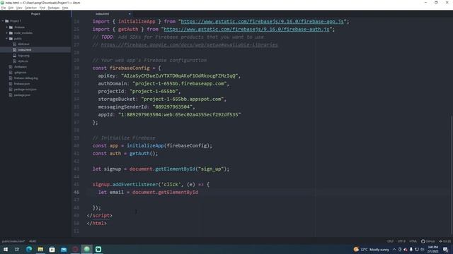 Creating User with Email & Password on Firebase Authentication | CDN | Programming Arc смотреть онлайн