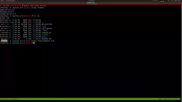 프로젝트용 패키지 관리하기(requirements.txt) смотреть онлайн