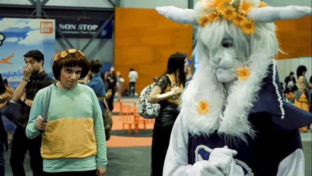 Asriel and Chara at Heroes Manga 2017 Madrid смотреть онлайн