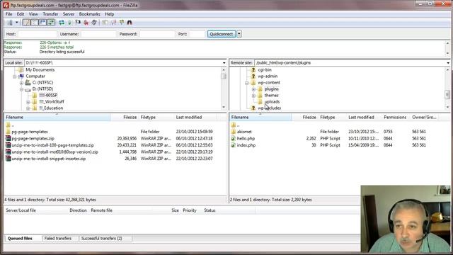 Using Filezilla FTP and cPanel File Manager To Install WordPress Plugins and Theme смотреть онлайн