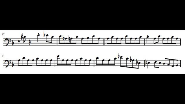 Alone Together - Andy Martin Trombone Solo Transcription смотреть онлайн