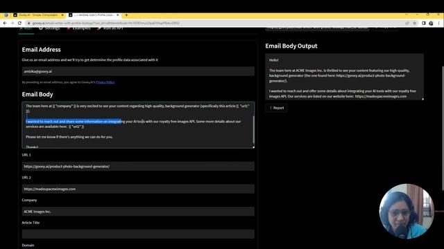 Profile Lookup + GPT3 for AI Personalized Emails - How to use Gooey.AI Workflows смотреть онлайн
