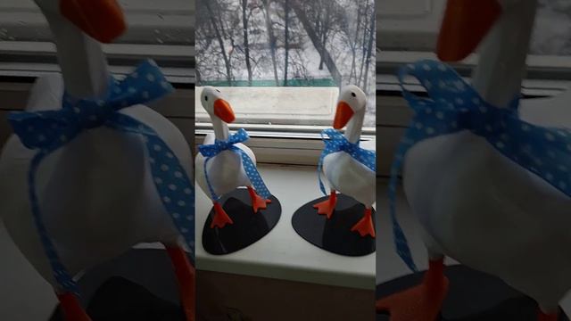 Статуэтки гусей голографическая подставка! новая версия!!!❤️❤️❤️ смотреть онлайн