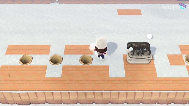 Town Hall to Train Station || acnh speed build || Animal Crossing New Horizons смотреть онлайн