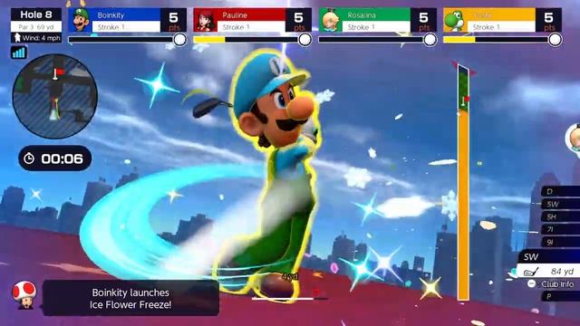 Mario Golf Super Rush - Hole in One in the City! смотреть онлайн