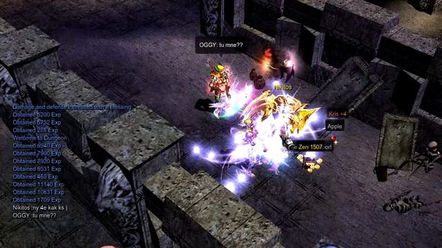 Как быстро выкачать Ельфа в Mu Online смотреть онлайн