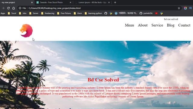 HTML & CSS full course and project || Bangla Tutorial 2021 смотреть онлайн