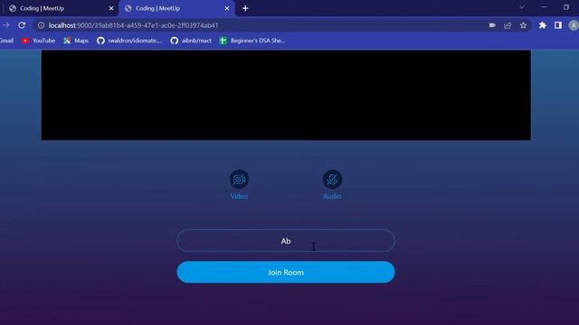 MeetUp(Video Chat Application) React смотреть онлайн