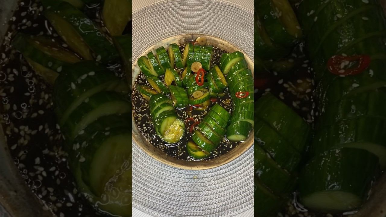 Огурцы по китайски #shorts #asmr