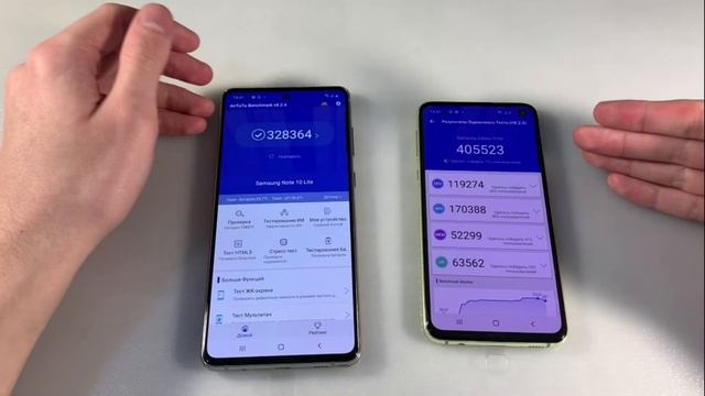 Samsung Galaxy Note 10 Lite vs Samsung Galaxy S10e смотреть онлайн