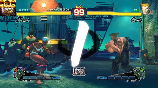 Ultra Street Fighter IV (PlayStation 4) - Elena смотреть онлайн
