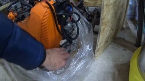 Снегоход SM-002. Замена двигателя Лифан 29 л.с. на двиг. Лончин 30 л.с.