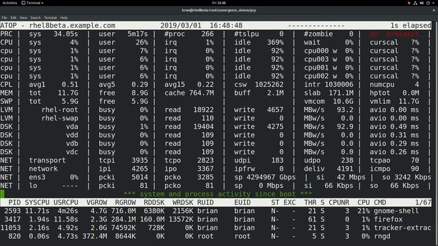 RHEL 8 Beta - Performance Co-Pilot смотреть онлайн