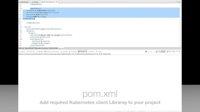 kubernetes api java client example смотреть онлайн