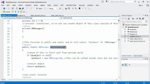 6- C# - Singleton Design Pattern Example - Urdu/Hindi смотреть онлайн