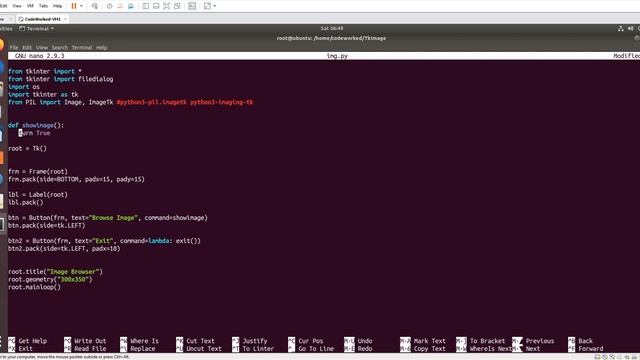 Image Browser In GUI Python Using Tkinter смотреть онлайн