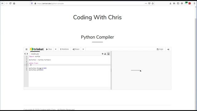 Python Programming Quick Tutorial | Turtle | Python Projects For Beginners смотреть онлайн