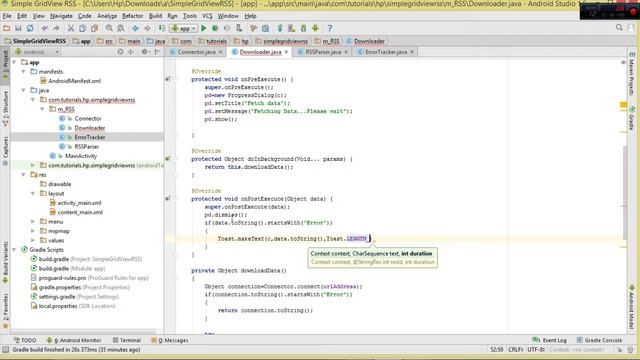 Android RSS Feed XML Ep.01 : GridView - Show Headlines [HttpUrlConnection] смотреть онлайн