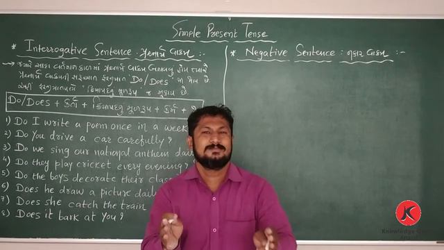 CLASS 10 GUJ MED ENGLISH - Simple Present Tense - Interrogative & Negative Sentences смотреть онлайн