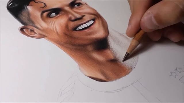 Drawing Cristiano Ronaldo (2020) • Time Lapse смотреть онлайн