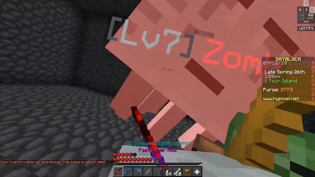 Hypixel Skyblock : HOW TO GET ASPECT OF THE END SWORD FAST! L Minecraft Skyblock (19)