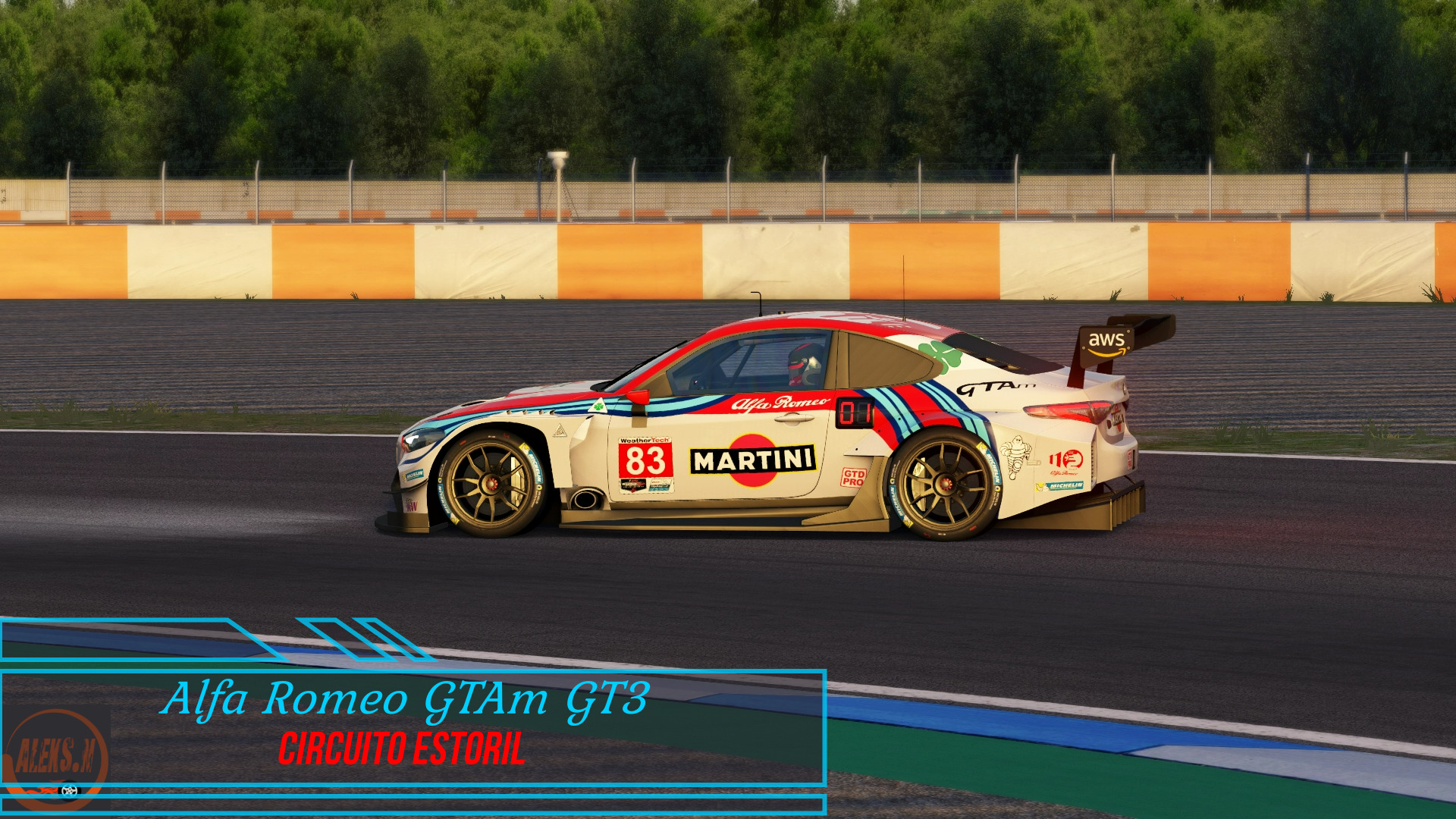 Alfa Romeo GTM GT3 - Circuito Estoril / Assetto Corsa. смотреть онлайн