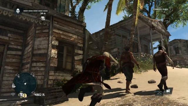 Assassin's Creed IV Black Flag - Completing Sidequest Nassau (12%) Part: 30 (HD) смотреть онлайн