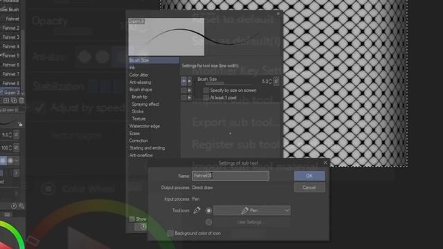 [TUTORIAL] Fishnet Brushes in Clip Studio Paint! смотреть онлайн
