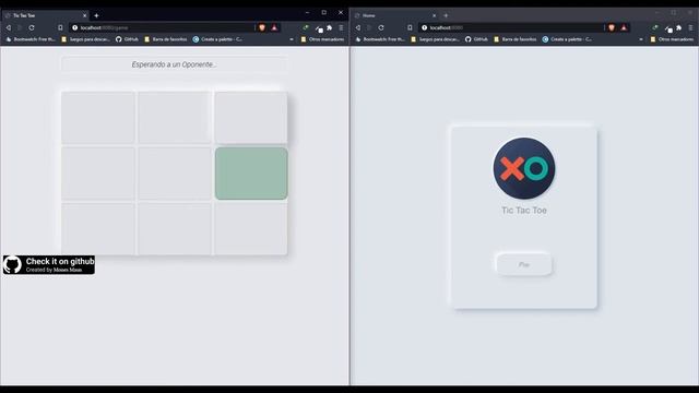 Tic Tac Toe in Nodejs and SocketIO смотреть онлайн