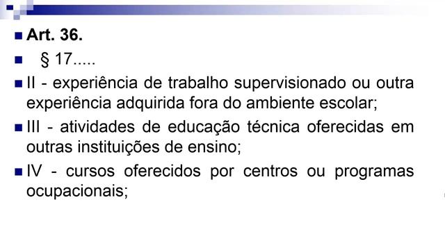 ALTERAÇÕES DA LDB - MEDIDA PROVISÓRIA Nº 746/2016 - Aula 3/3 смотреть онлайн