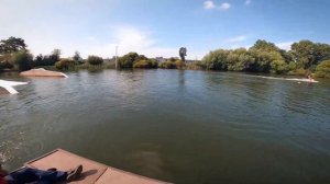 Первый заезд на мотоцикле по воде в сезоне 2021. Утопили мотоцикл