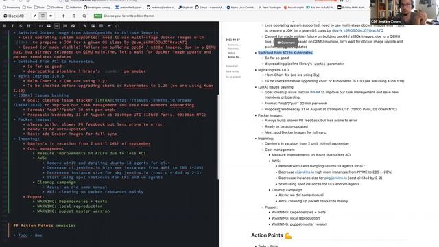 2021 08 27 Jenkins Infra Meeting смотреть онлайн