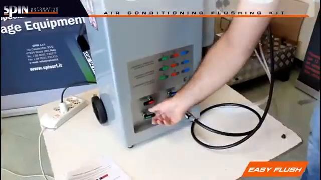 ? SPIN EASY FLUSH Установка для промывки систем кондиционирования | Подключение и работы станции смотреть онлайн