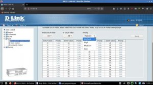 настройка dscp - коммутатор d-link DGS-1100-05